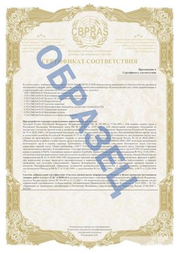 Образец Приложение к СТО 01.064.00220722.2-2020 Волгоград Сертификат СТО 01.064.00220722.2-2020 